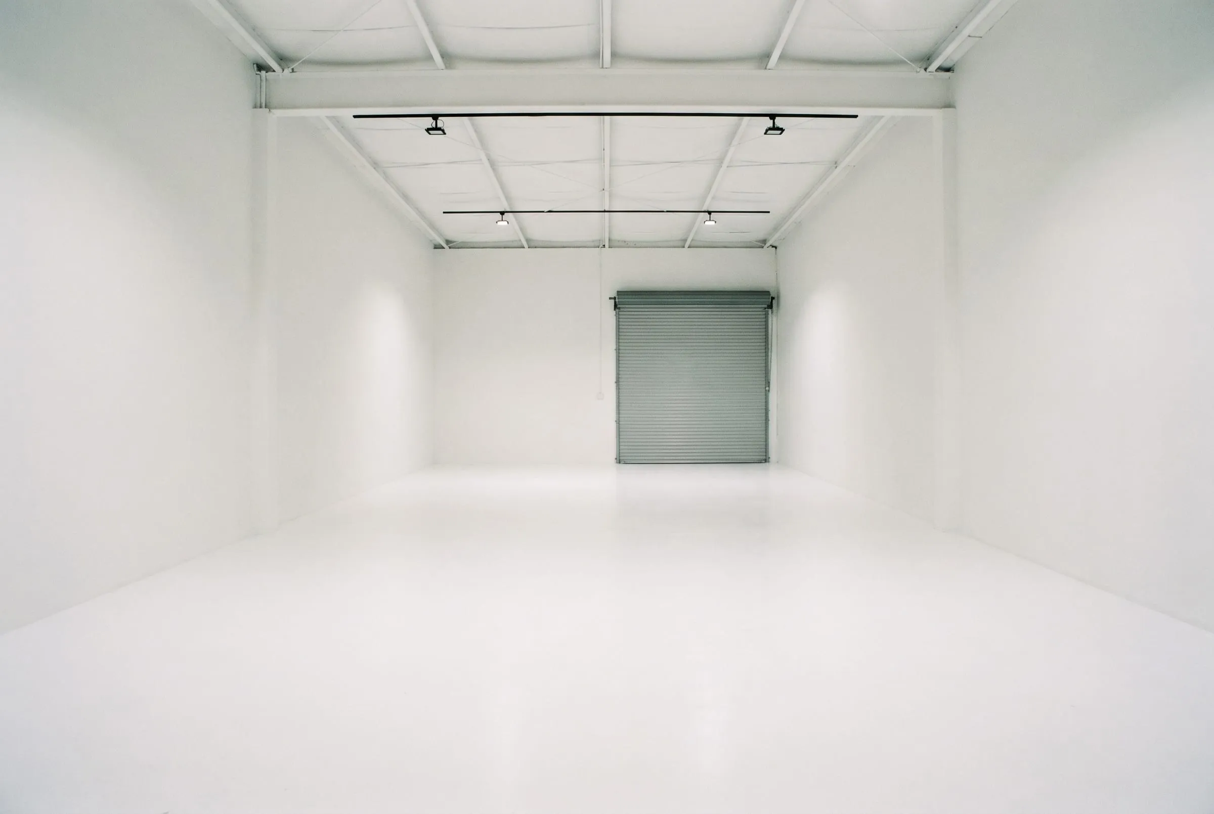 The studio empty, before styling